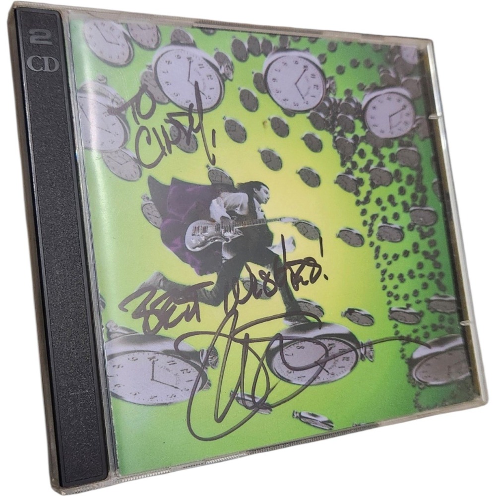 Joe Satriani Time Machine Signed Autographed 2 CD Set 88561-1177-2 1993